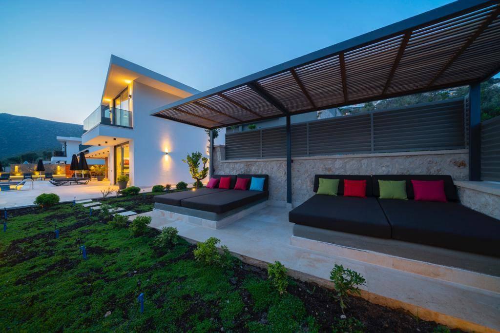 Kaş Kalkan'da Panoramik Deniz Manzaralı, Özel Havuzlu, Geniş Villa-42060