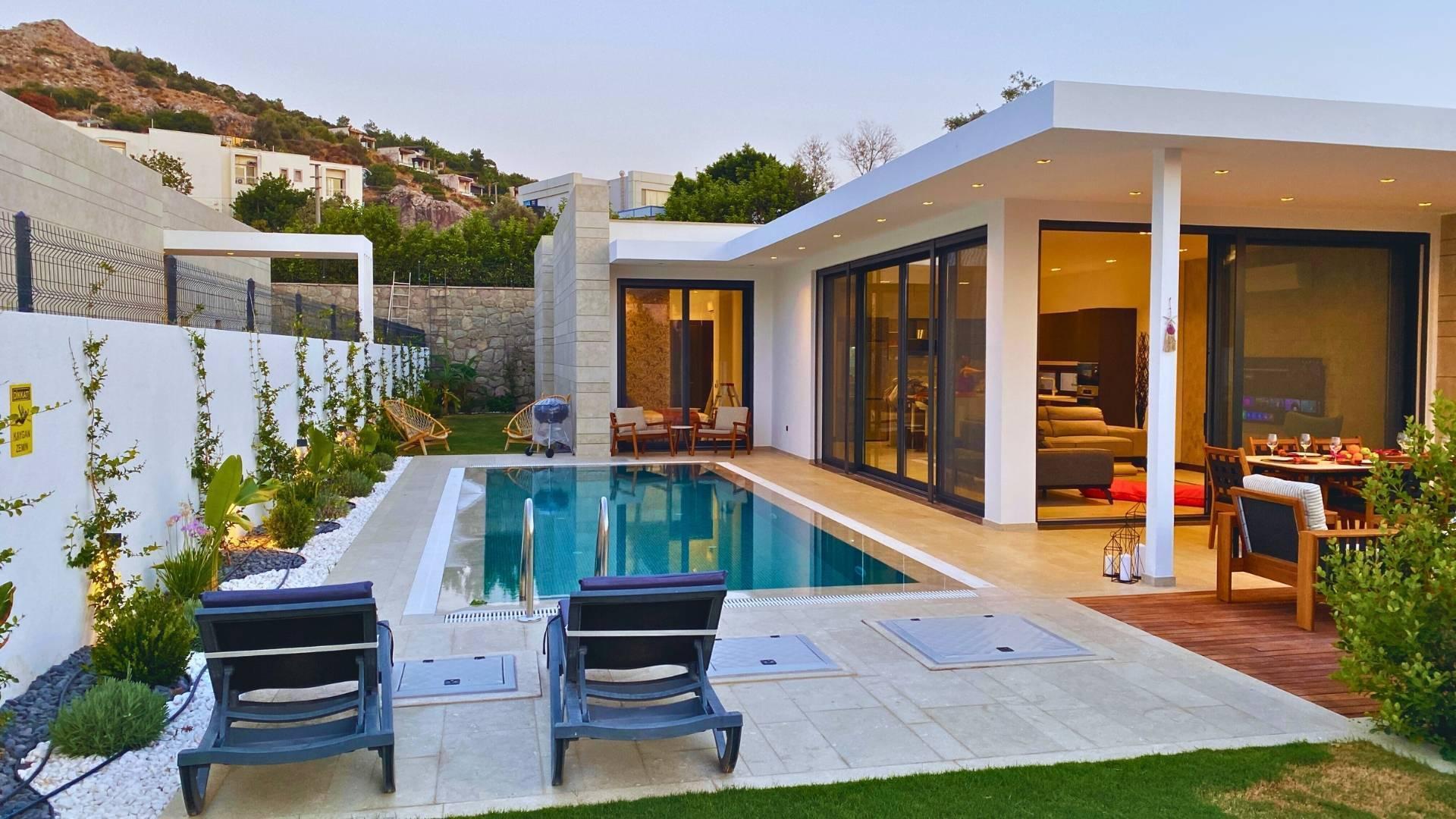 Bodrum Yalıkavak Bölgesinde Geniş Bahçeli, Özel Havuzlu, Tatil Villası-39357