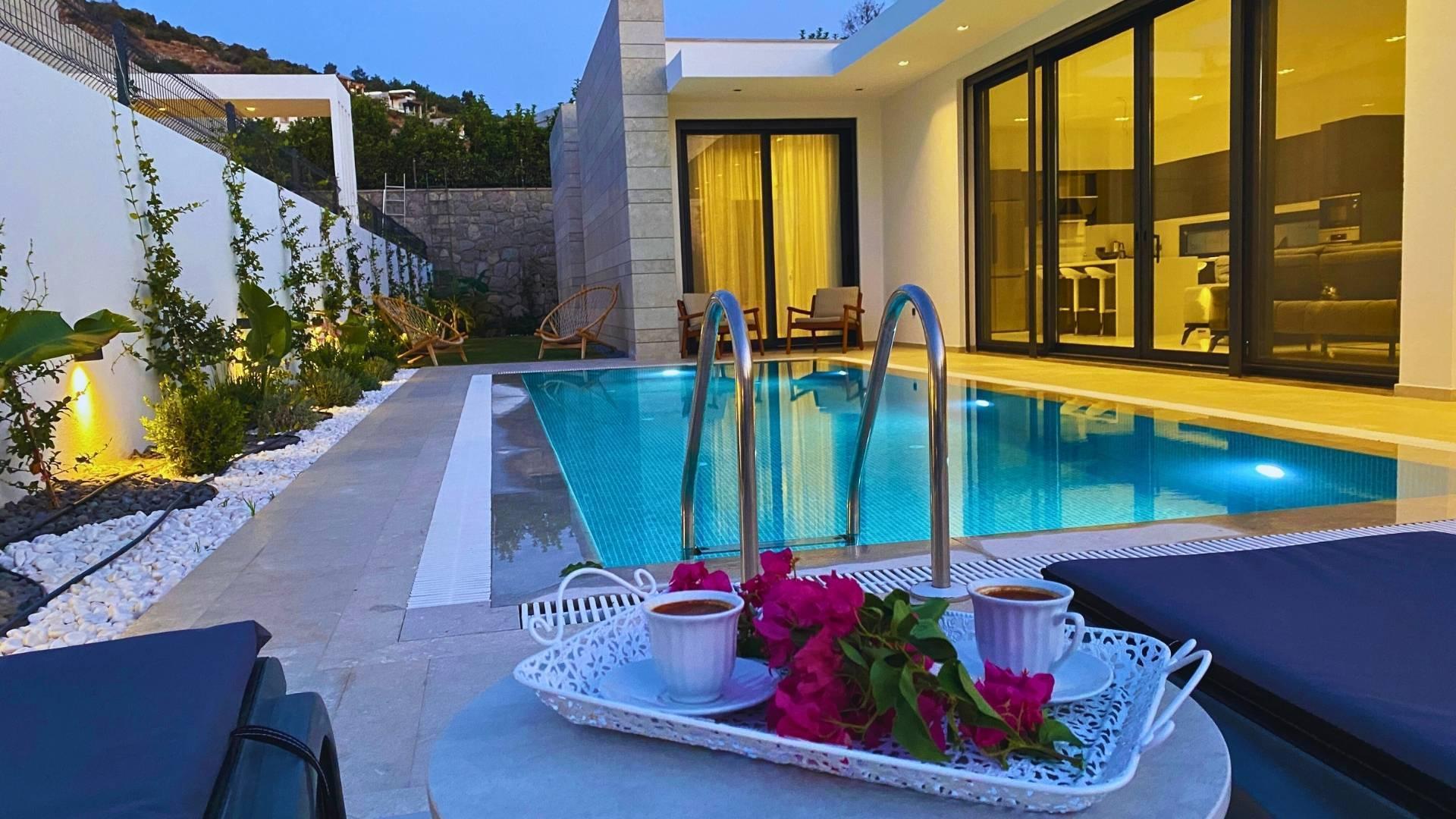 Bodrum Yalıkavak Bölgesinde Geniş Bahçeli, Özel Havuzlu, Tatil Villası-39357